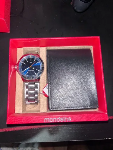 Relógio original da mondaine + carteira