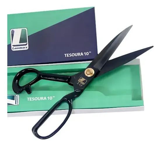 Tesoura Costura Alfaiate 10 Polegadas Lanmax Titanium Profissional Resistente