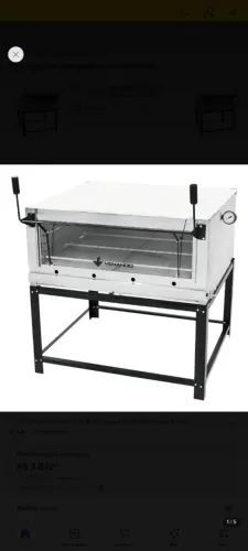 Forno industrial vanãncio 265 litros