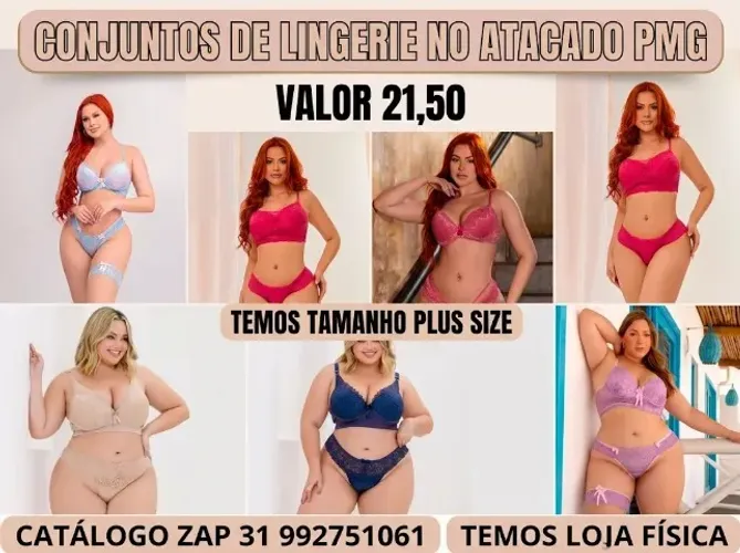 vendas no atacado valor 21,50 peça seu catalogo