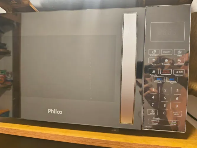 Microondas Philco defeito no painel de digitar 