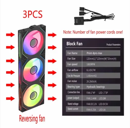 Fan ventoinha pra pc magnética