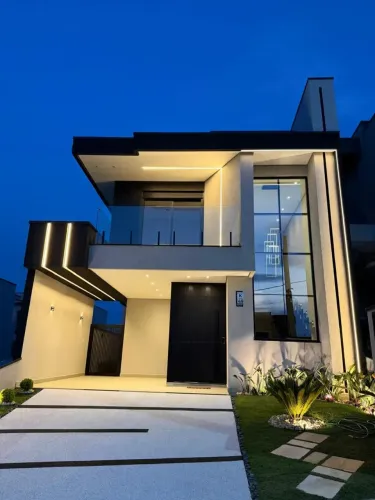 Linda casa nova com 3 suítes e piscina