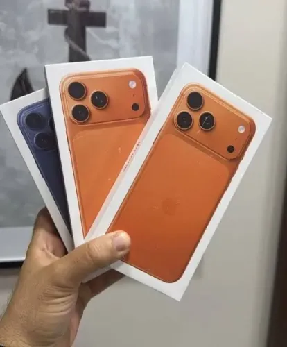 iPhone 17 Pro Max 256GB Laranja Novo Garantia Loja Física + Nota Fiscal