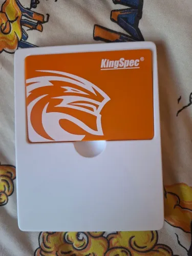 SSD KingSpec 256GB Interno SATA III 2.5" Laranja Gamer Notebook PC<br>