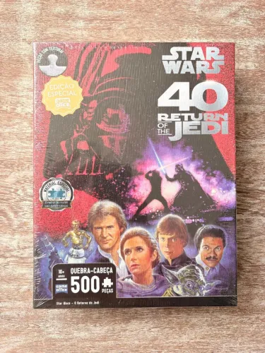 QUEBRA-CABEÇA STAR WARS O RETORNO DE JEDI TOYSTER 500 PEÇAS (NOVO E LACRADO)