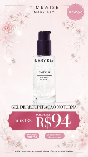 Gel recuperação noturna