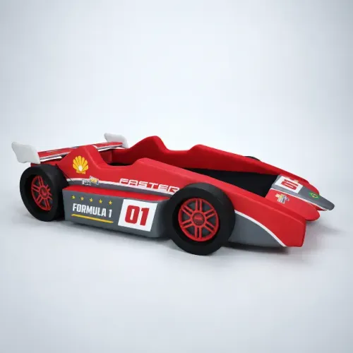 Cama infantil carro Fórmula 1 acolchoada ? nunca usada ? R$ 1.199