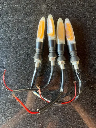 4 piscas de moto em led