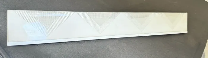 LUMINÁRIA DE SOBREPOR TRIANGULAR P/ DUAS LÂMPADAS CORDOBA - TUALUX