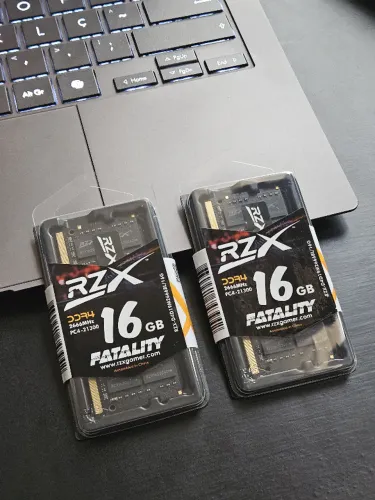 Kit Memória RAM Notebook 32GB (2x16GB) DDR4 2666MHz RZX Gamer - Impecável