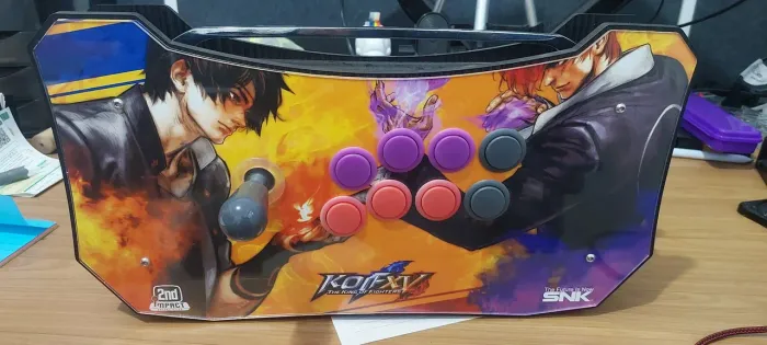 ? Controle Arcade 2nd Impact - Edição Especial KOF XV (Impecável)