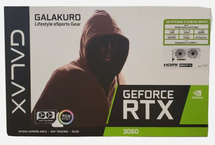 Galakuro Gaming GeForce RTX 3060 12GB White