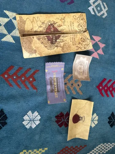 Kit Harry Potter Hogwarts - Bilhete Plataforma 9¾ + Itens Temáticos