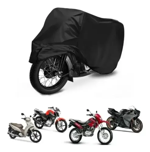 Capa para Cobrir Motos em Couro Sintético com Forro