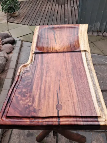 mesa tábua de churrasco