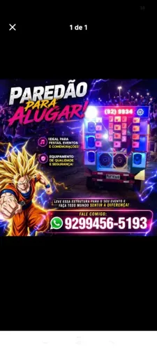Alugo som de Paredão 