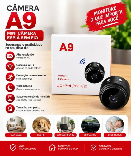 Câmera Espiã A9