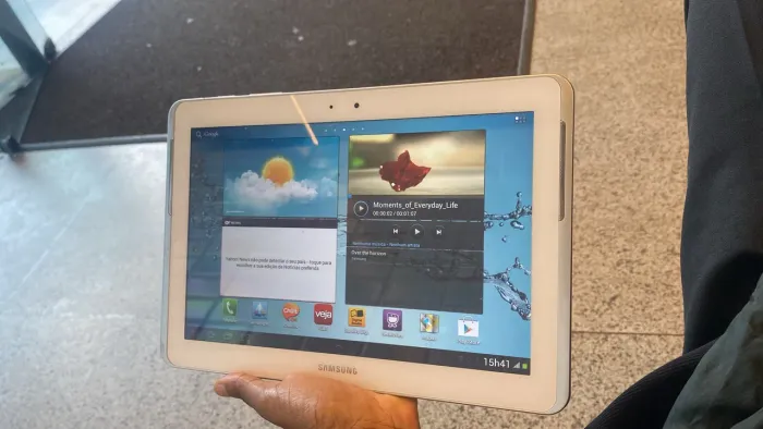 Tablet sansung 10 polegadas