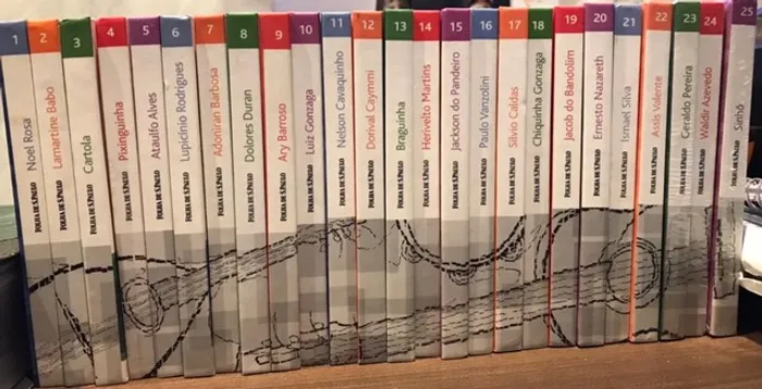 Coleção Raízes da Música Popular Brasileira - completa 25 livros-cds