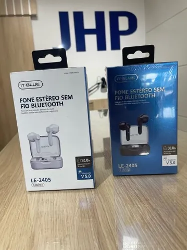 Fone Estéreo IT-BLUE sem fio Bluetooth, PRETO E BRANCO - até 12x sem juros!!