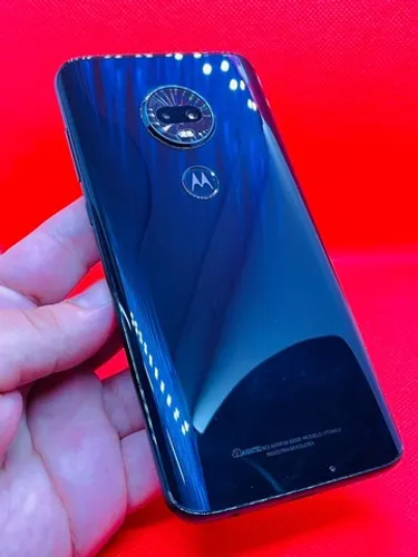 Moto g7 plus azul em oferta - aceito troca - parcelo 