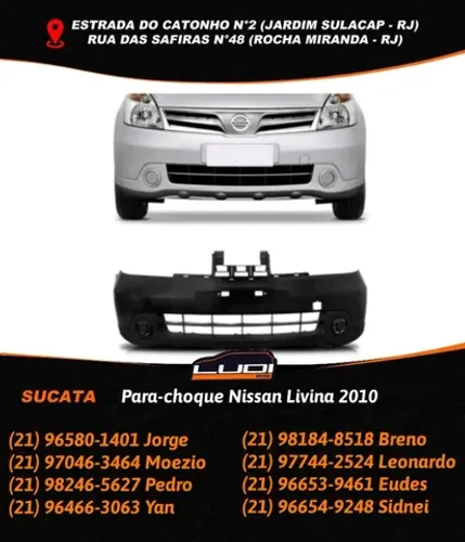 Para-choque Nissan Livina 2010