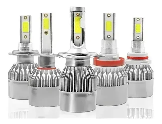 Kit Lampada Led 72w 6000k 7200 Lumens Super Branca