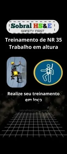 trabalho em altura nr35 nr10 nr33, nr18 nr 33 posto gazolina brigada,art obras