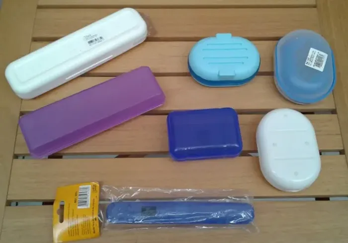 Porta Escova E Pasta / Saboneteira Para Viagem Bolsa Escola