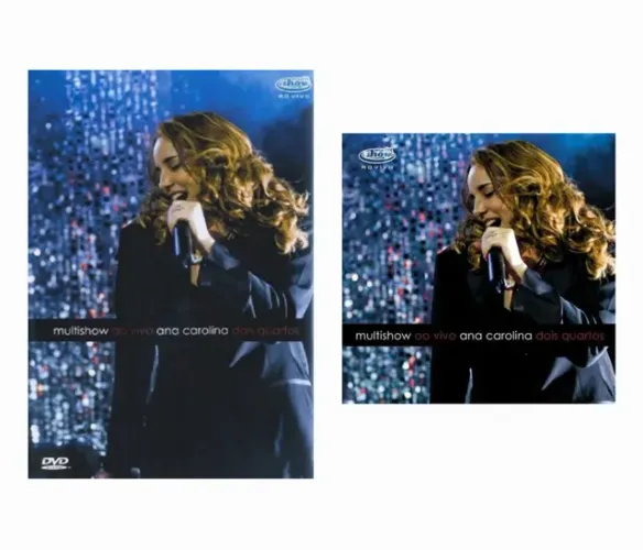 Cd + dvd Ana Carolina Dois Quartos Multishow Ao Vivo