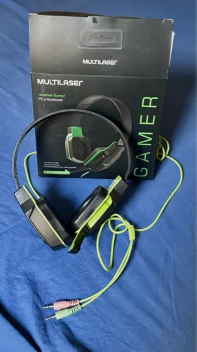 Headset Gamer Multilaser PH146- Com Fio - Pouco usado