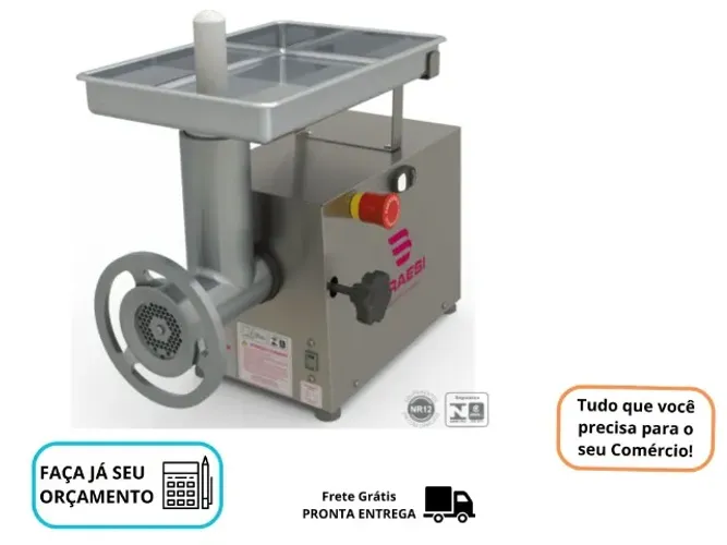 Moedor de Carne Boca 10 Braesi Inox