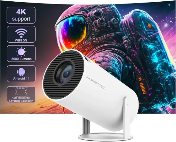 Projetor wi-fi 5g Android Hd Wifi 5g Bluetooth Smart Tv Portatil