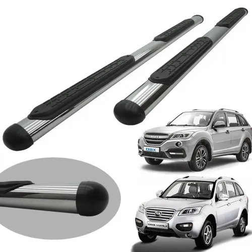Estribo CCF oval cromado Lifan X60 2013 a 2019