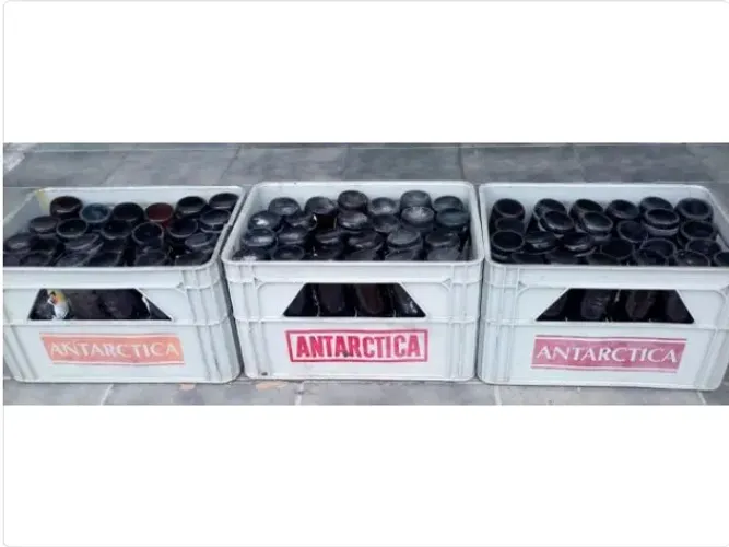 Grades de cerveja com garrafas de 600ml secas - Manaus AM