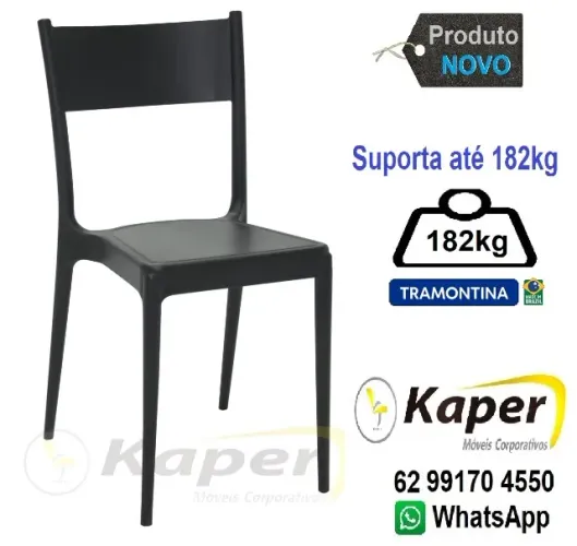 Cadeira Diana Tramontina - Suporta até 182kg ( novo ) Promoção