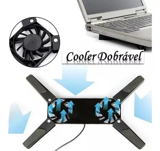 Cooler Pad Notebook Suporte Ventilação Resfriamento 818 wpp.43. *