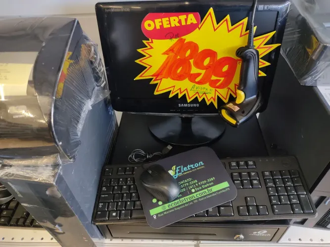 Kit PDV Completo Core 2Duo 4gb + monitor