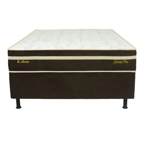Conjunto box Bom sono casal base+colchão