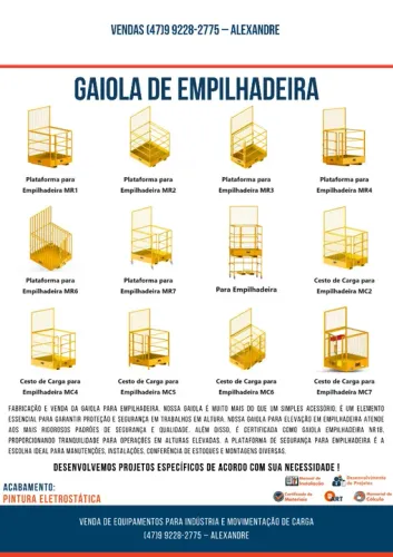 Gaiola de Empilhadeira
