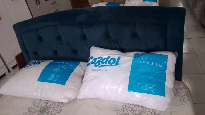 Cabeceira de Cama em várias cores tecido suede entrega grátis