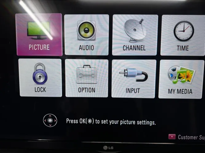 TV LG. Não é Smart