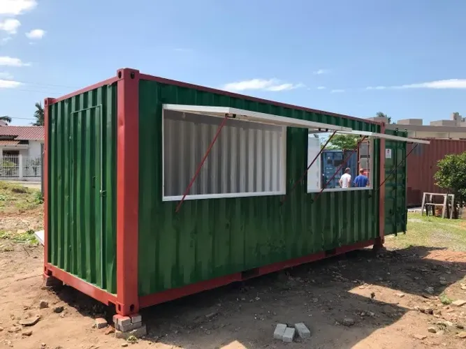 Quiosque em Container 6 mts