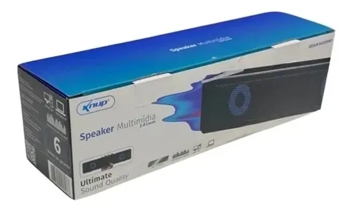 Mini Soundbar Caixa De Som Stereo Pc Tv Speaker