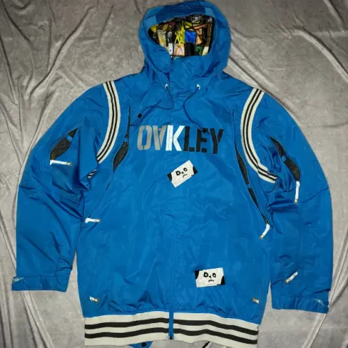 Jaqueta Snow Oakley Azul Letreiro Nivel 2
