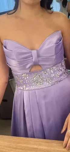 Vestido longo de festa - Lavanda