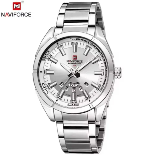 Relógio Naviforce Prata - Elegância e Precisão