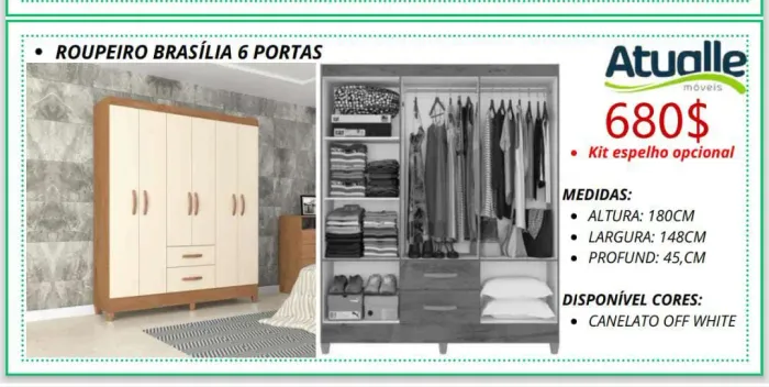 Guarda roupa Brasília