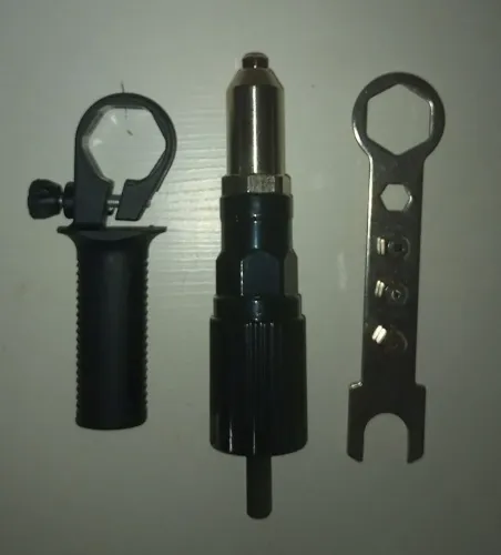 KIT ADAPTADOR REBITADOR PARA FURADEIRA E PARAFUSADEIRA